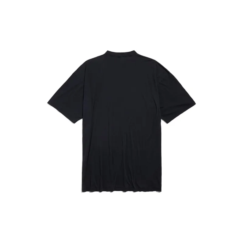Balenciaga FW24 Short Sleeved Dresses Regular Fit Women's Black-1