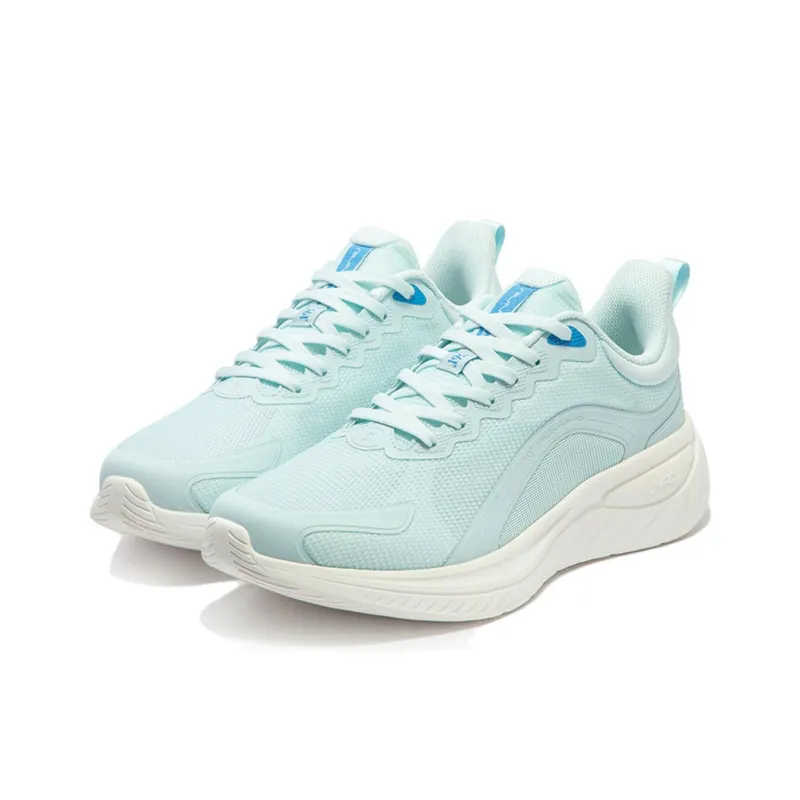 361° Abrasion Resistant Low Top Running Shoes Men's Blue White-2