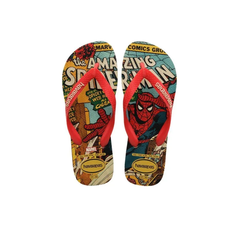 Havaianas Flip Flops Unisex Beige Red-2