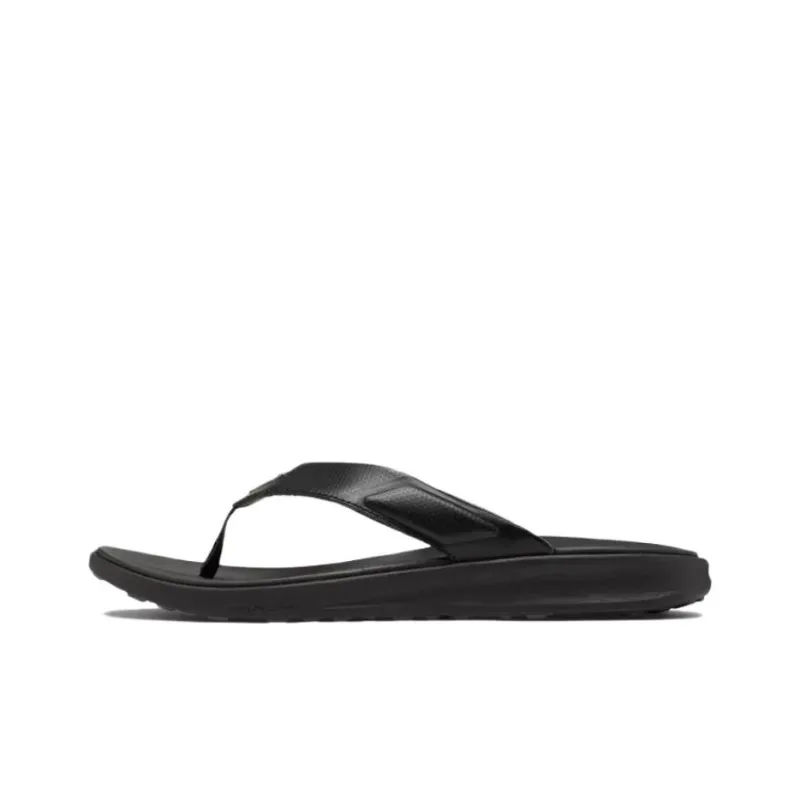 Columbia Abrasion-Resistant Slip-Resistant Flip Flops Men's Black-0