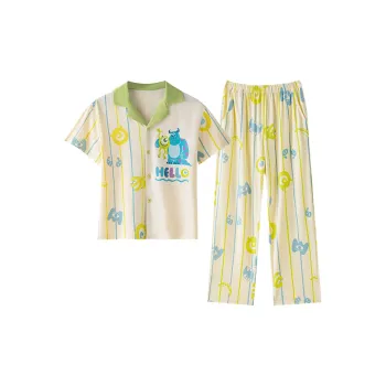 Disney Pajama Set Men's Light Yellow