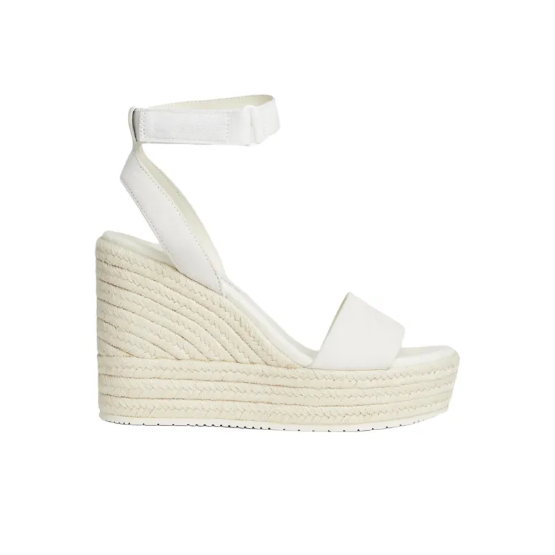 CKJ CALVIN KLEIN JEANS Strap Sandals 12cm Women's Bright White-1