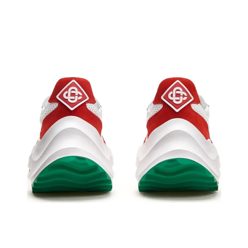CASABLANCA Atlantis Low Top Casual Shoes Women's Red White-4