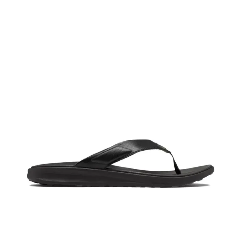 Columbia Abrasion-Resistant Slip-Resistant Flip Flops Men's Black-1