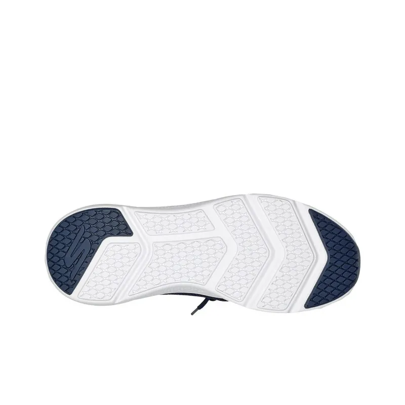 Skechers GO RUN Elevate Slip Resistant, Abrasion Resistant, Breathable Low Top Training Running Shoes Men's Blue White-4