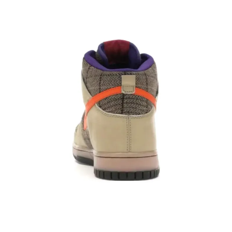 Nike Dunk High Premium Tweed Orange Blaze-2