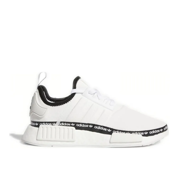 Nmd r1 logo black white deals