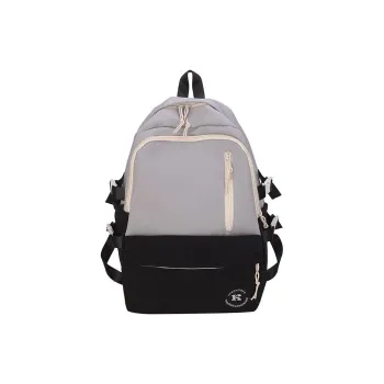 KAKAXI Nylon Backpack Unisex Black/Gray/Purple/Green