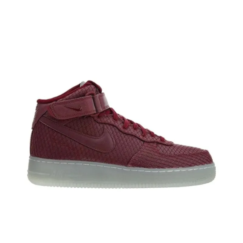 Nike Air Force 1 Mid '07 Team Red White-1