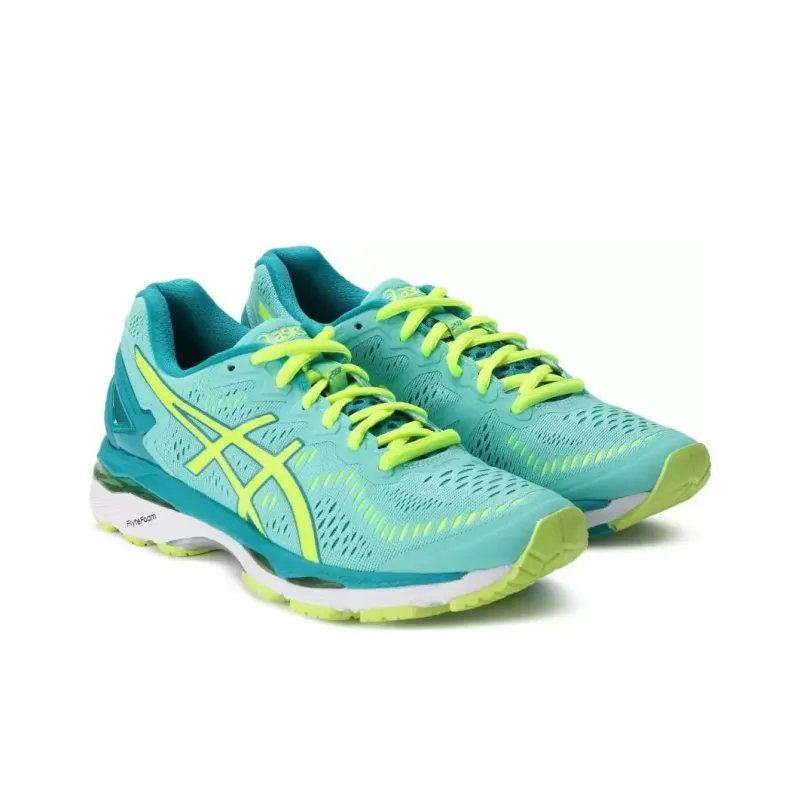 Asics Gel-Kayano 23 Breathable Lightweight And Wear-Resistant Low-Top Running Shoes Women's Lake Blue-2