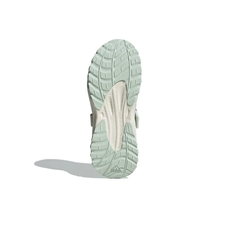 Adidas Maxxwavy Anti Slip Wear Resistant Low Top Casual Running Shoes Women's White Green Brown-5