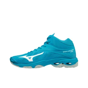 Mizuno Wave Lightning Z4 Anti-Slip And Wear-Resistant Breathable Mid-Top Running Shoes Unisex Blue