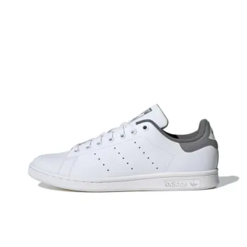 Adidas Originals STAN SMITH Anti Slip Wear Resistant Low Top Skateboard Shoes Men's White Gray