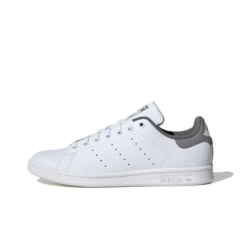 Adidas Originals STAN SMITH Anti Slip Wear Resistant Low Top Skateboard Shoes Men's White Gray-0