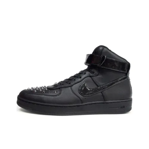 Nike Air Force 1 Skateboard Shoes Unisex High-Top Black