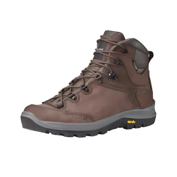 DECATHLON Slip Resistant, Abrasion Resistant, Waterproof, Lightweight High Top Hiking Shoes Men's Umber