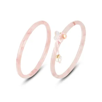 Bailijin Colored Glaze Jade Bangles Unisex