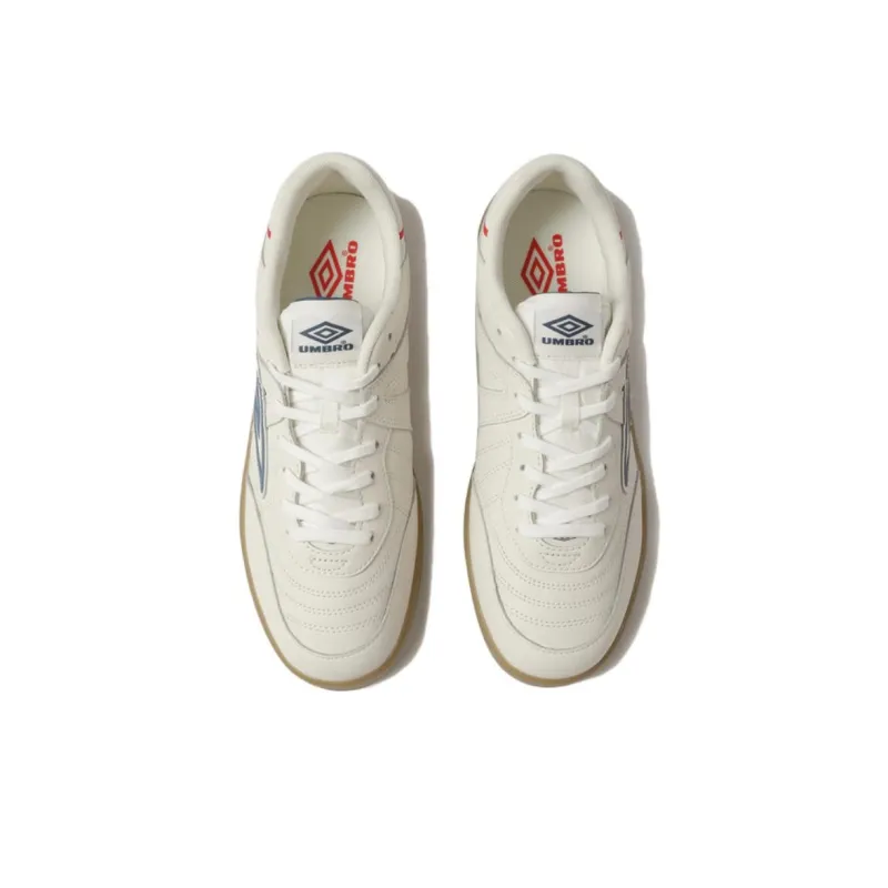 Umbro Speciali Anti-Slip Wear-Resistant Low-Top Skateboard Shoes Unisex White Blue-2