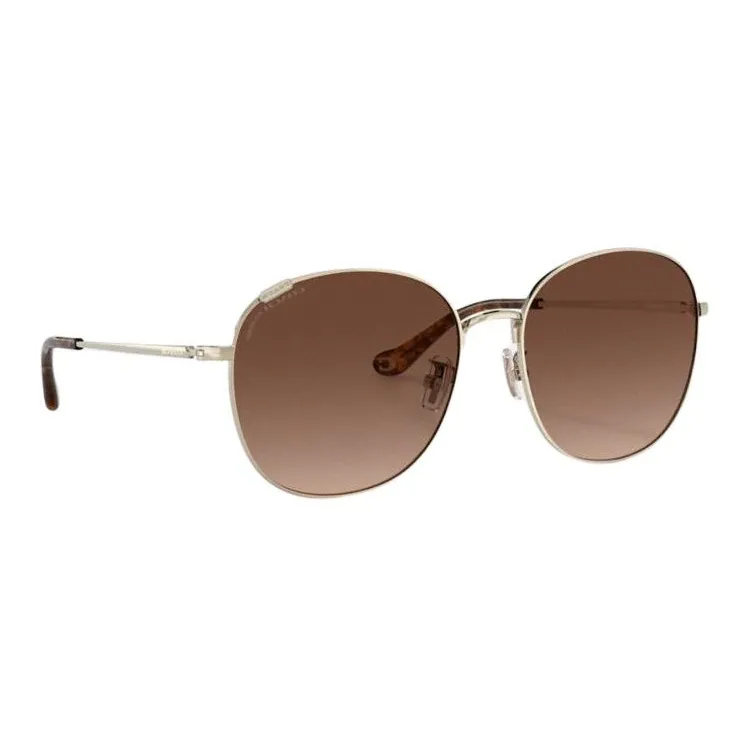 COACH Oval Sunglasses Women's Silver-2