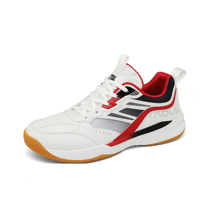 TABOLU Cushioning Coverage Abrasion Resistant Lightweight Breathable Slip Resistant Low Top Badminton Shoes Unisex-1