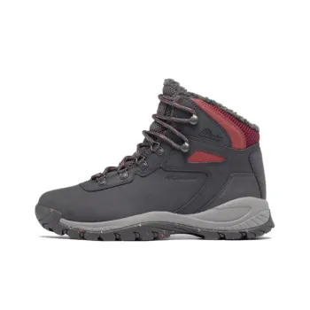 Columbia Newton Ridge Omni-Heat 2 Waterproof And Breathable Mid-Top Outdoor Shoes Women's Black Red