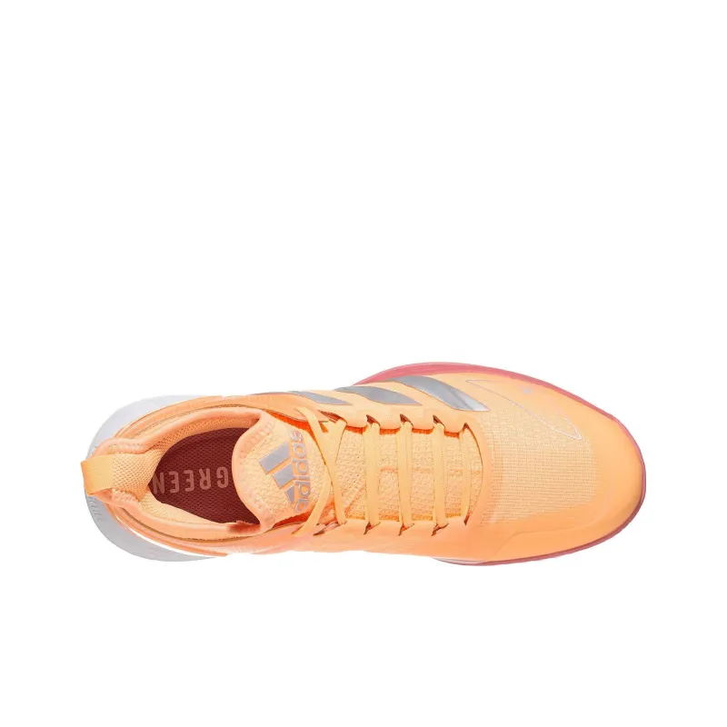 Adidas Adizero Ubersonic 4 Slip Resistant, Abrasion Resistant, Breathable Mid Top Running Shoes Women's Orange-3