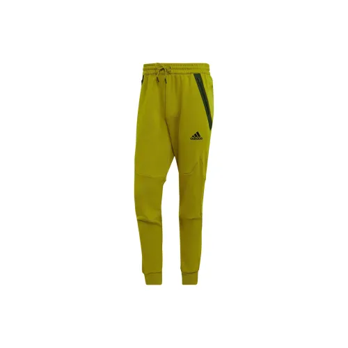 Adidas Day Knitted Sweatpants Men Yellow