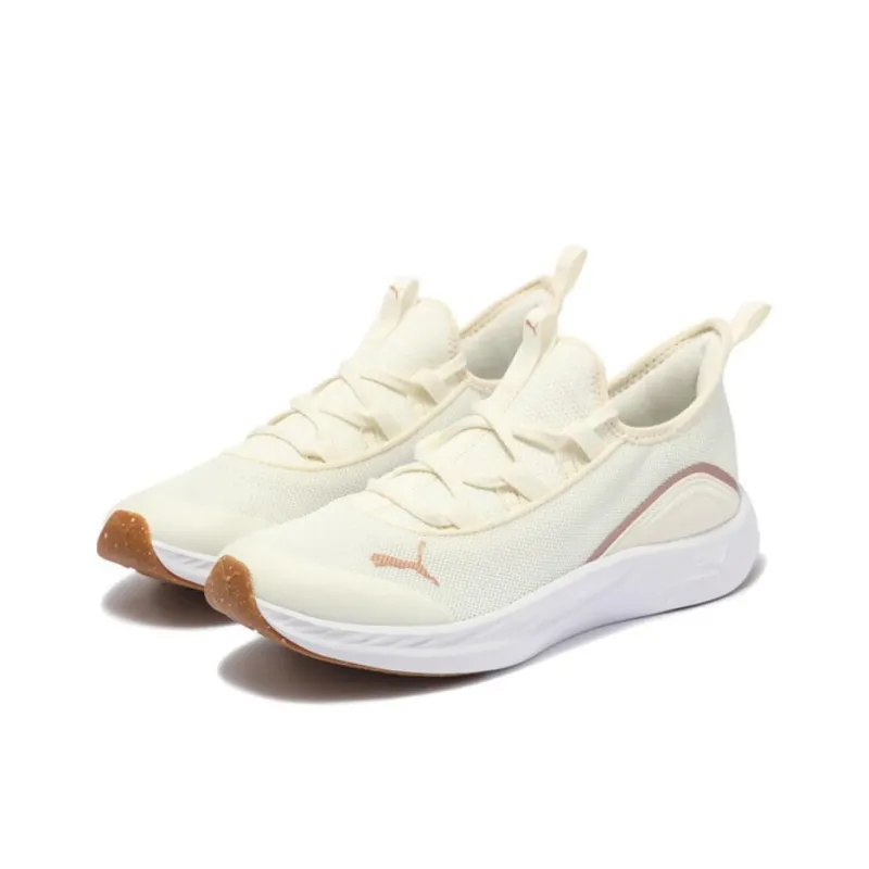 PUMA Slip Resistant Breathable Low Top Casual Running Shoes Women's Rose Gold-2