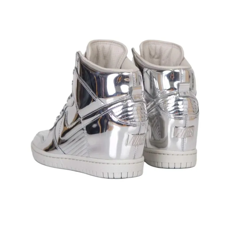 Nike Dunk Sky Hi Liquid Silver Women's-2