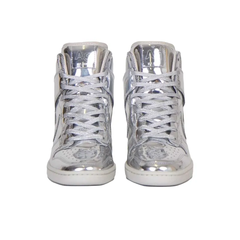 Nike Dunk Sky Hi Liquid Silver Women's-3