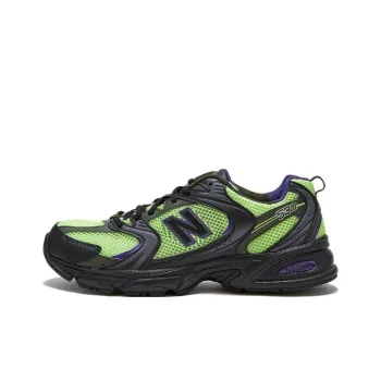 New Balance NB 530 Durable Breathable Low Top Running Shoes Unisex Green Black