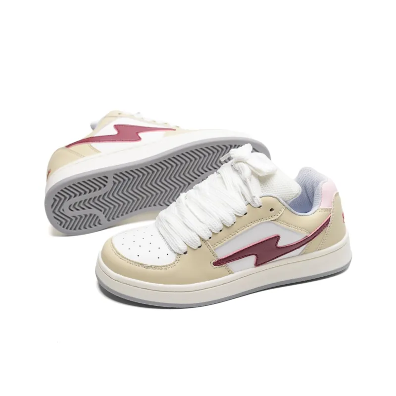 OAOQ Height Increasing Wear-Resistant Lightweight Breathable Slip-Resistant Low-Top Skateboard Shoes Unisex Box-9