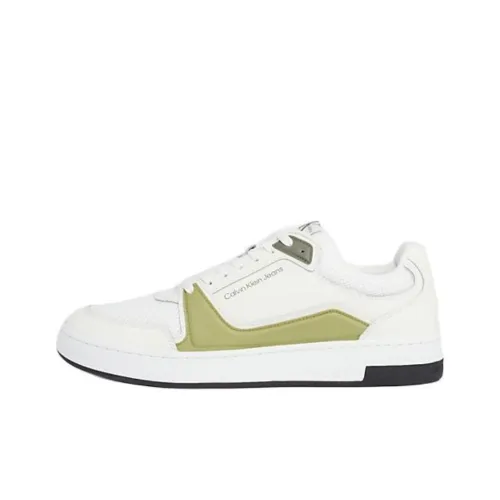 CKJ CALVIN KLEIN JEANS Skateboard Shoes Men's White Shorts