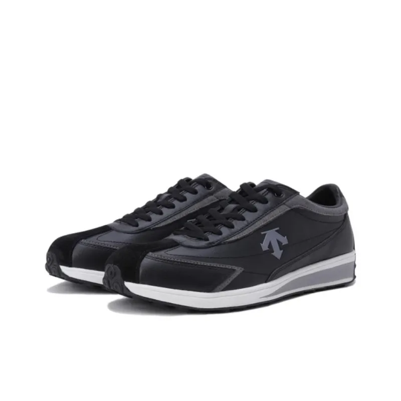 DESCENTE Cron Racer Slip Resistant Low Top Casual Shoes Unisex Black-1