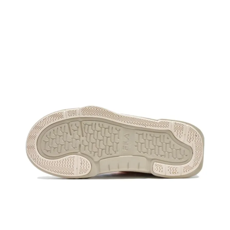 FILA Fosso Non slip Lightweight Low Top Canvas Shoes Men's Beige Orange-4