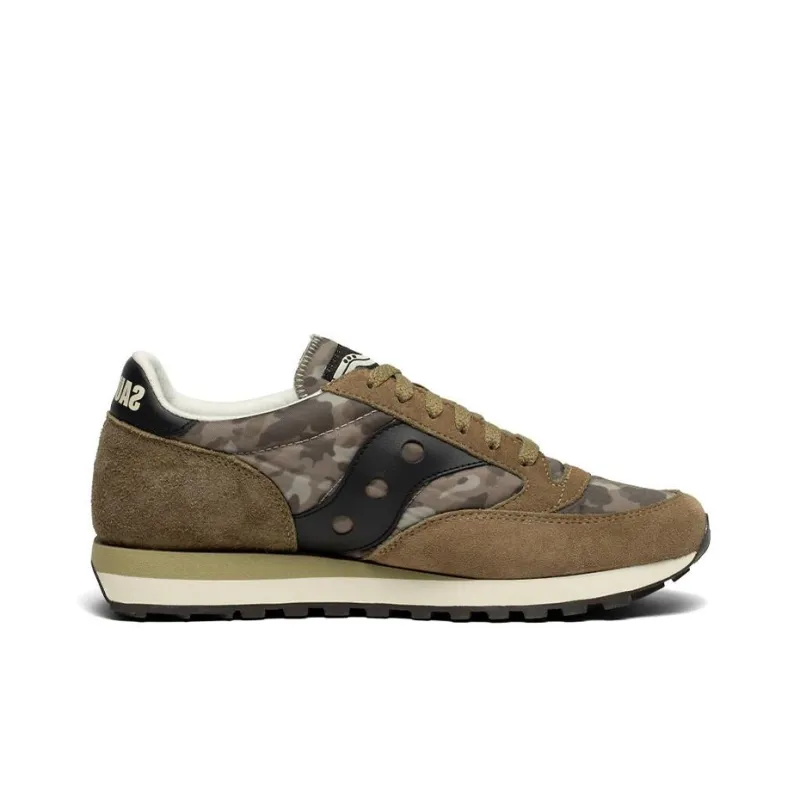 Saucony Jazz 81 Running Shoes Unisex Low-Top Brown/Black-1