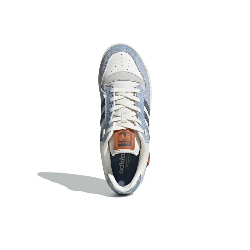 Adidas Originals Rivalry Low Top Skateboard Shoes Unisex Blue Gray White-5