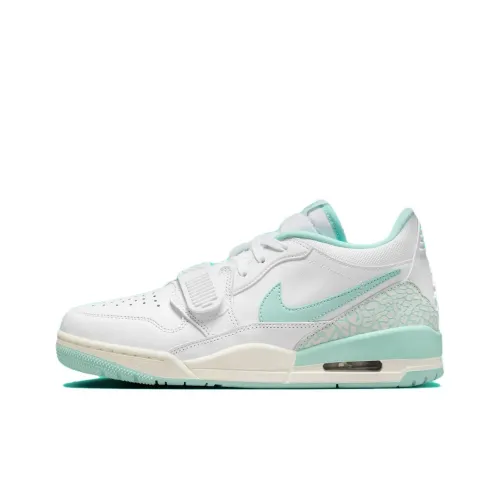 Jordan Legacy 312 Vintage Basketball Shoes Women's Low-Top Gray/Green/White