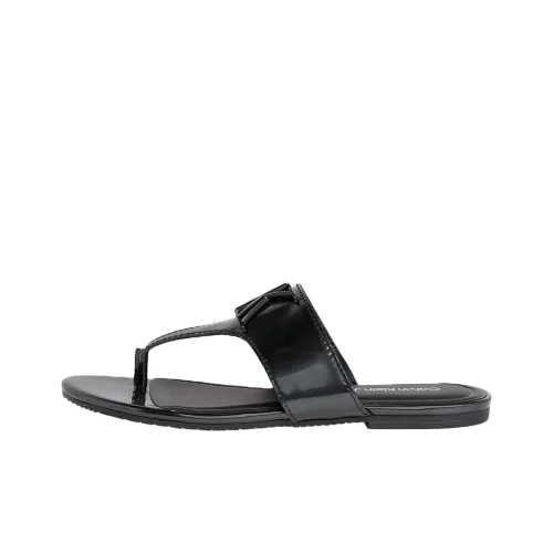CKJ CALVIN KLEIN JEANS Flip Flops Women's Black