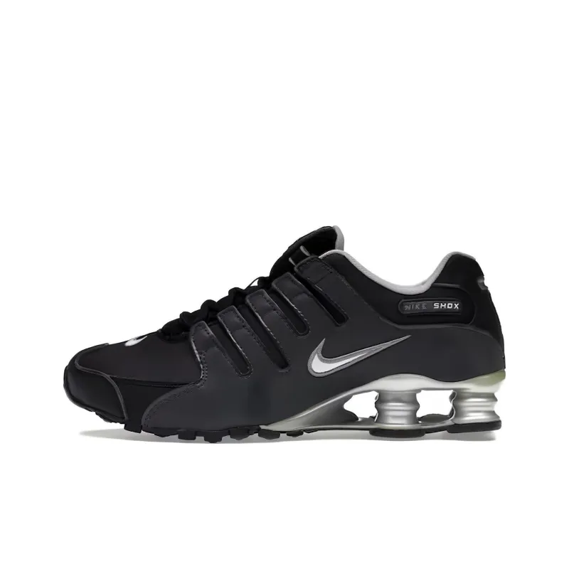 Nike Shox Nz Black Silver-0