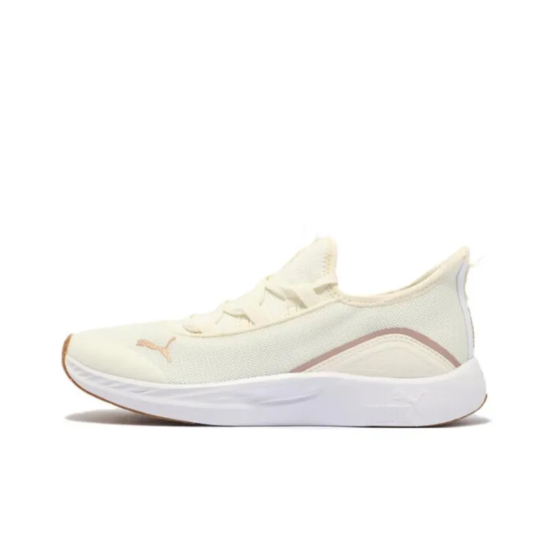 PUMA Slip Resistant Breathable Low Top Casual Running Shoes Women's Rose Gold-0