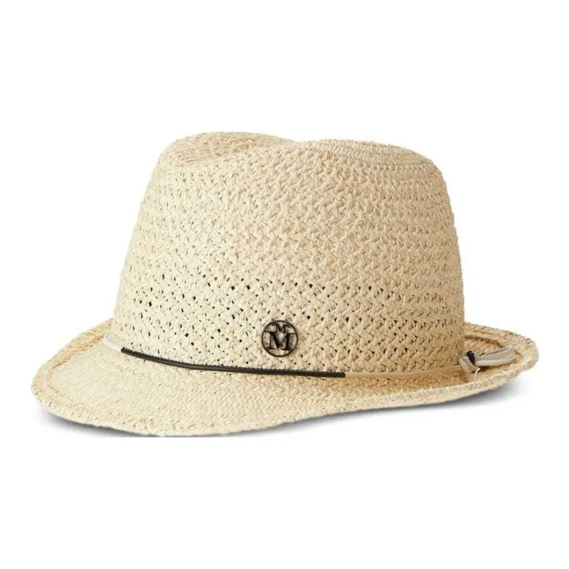 Maison Michel Karen Straw Trilby Hat-0