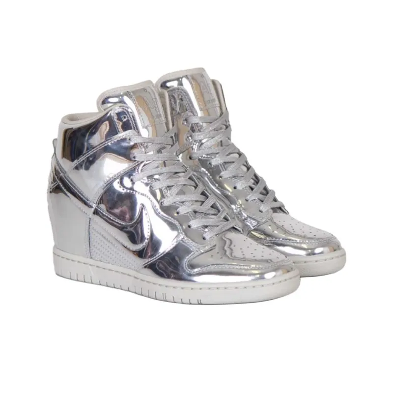 Nike Dunk Sky Hi Liquid Silver Women's-1
