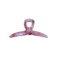 Purple Pink Tubas Floral Claw Clip