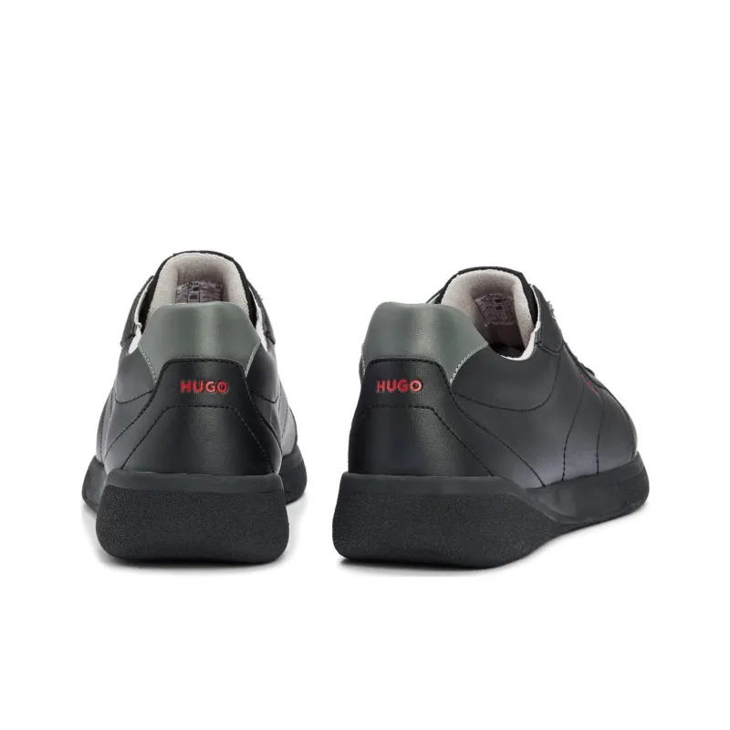 HUGO BOSS Low Top Skateboard Shoes Men's Black-3