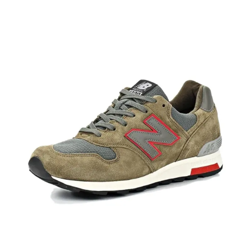 New Balance NB 1400 Cushioned Slip-Resistant Low-Top Running Shoes Unisex Green Black-2