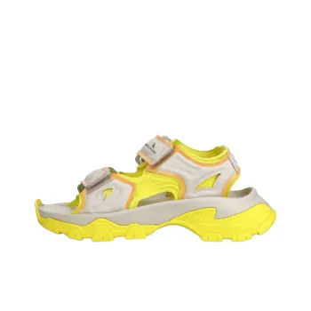 Adidas Hika Outdoor Sandals By Stella Mccartney Chalk Pearl Bright Yellow Hazy Orange Women's