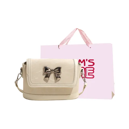 Worm's Home PU Shoulder Bag, Crossbody Bag Regular Women's White/Black/Pink/Light Blue