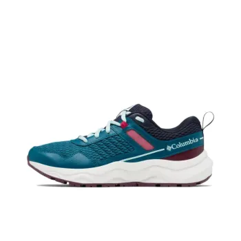 Columbia Plateau Cushioning Breathable Low-Top Outdoor Shoes Women's Blue