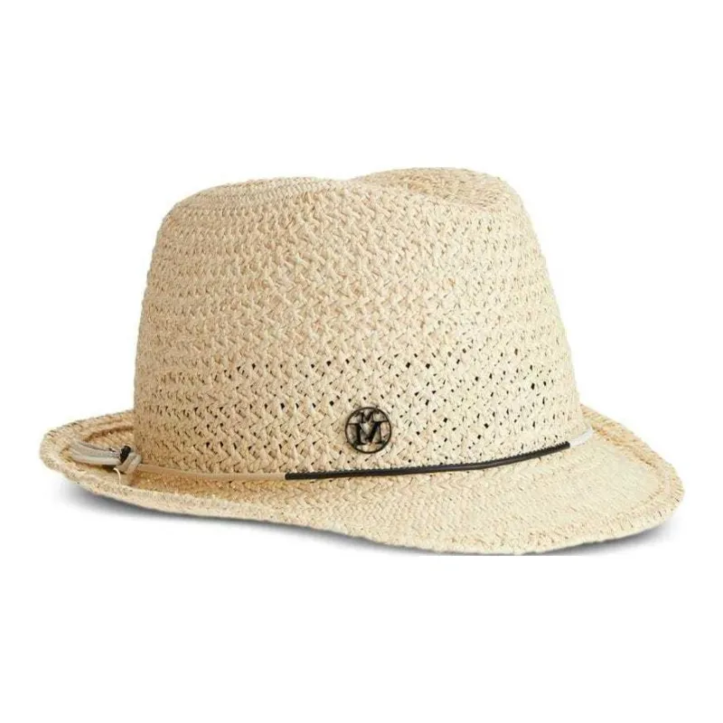 Maison Michel Karen Straw Trilby Hat-1